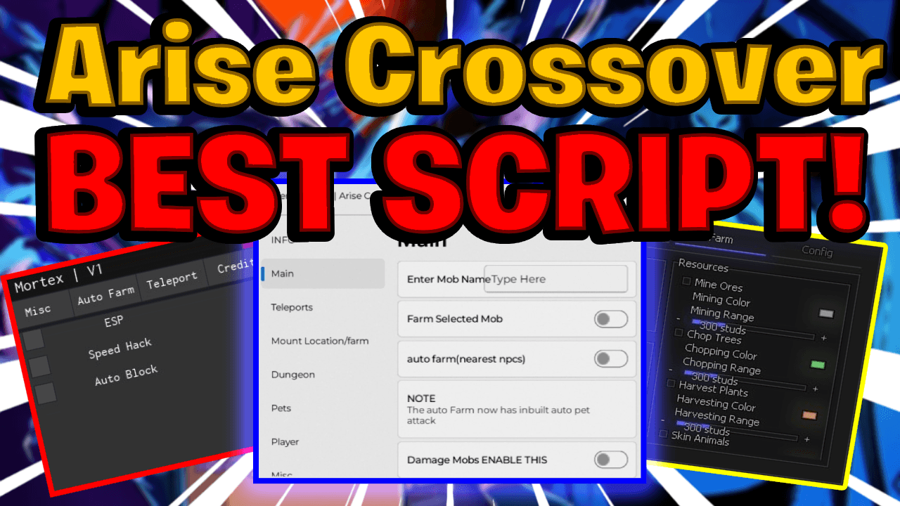 Arise Crossover Script Nice