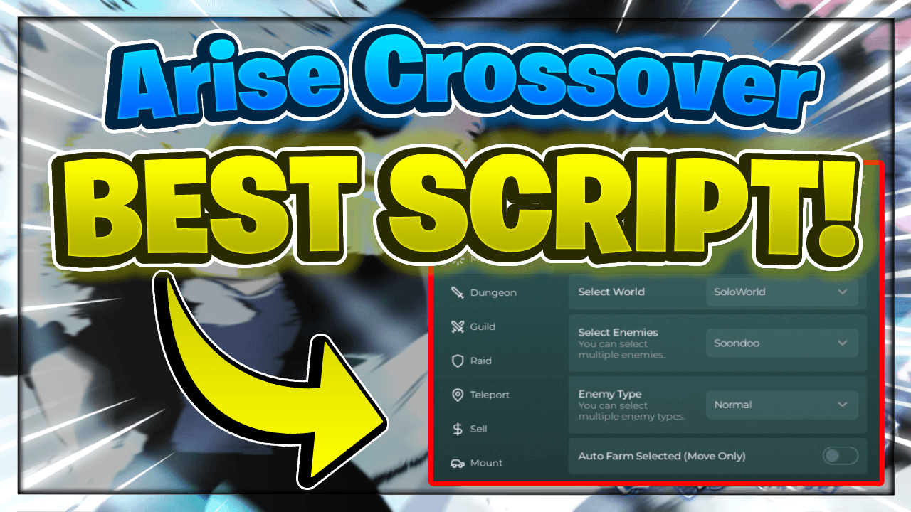 Arise Crossover Script So New 2025!
