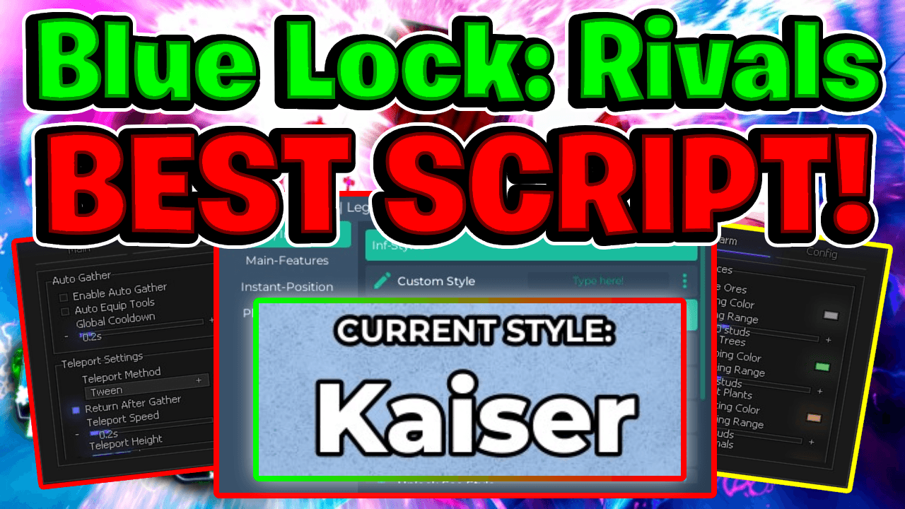 New Blue Lock: Rivals KAISER Script