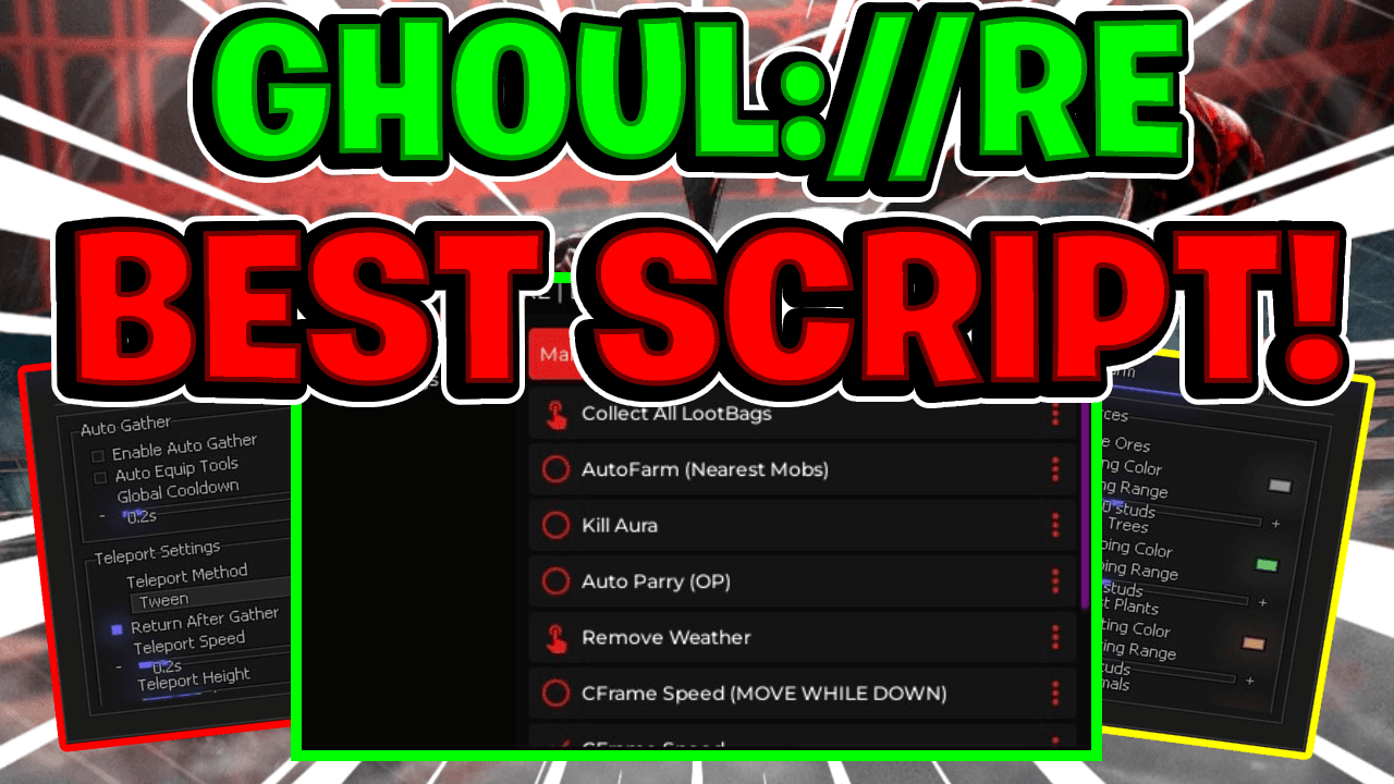 GHOUL://RE Script Roblox 2025 So Good!