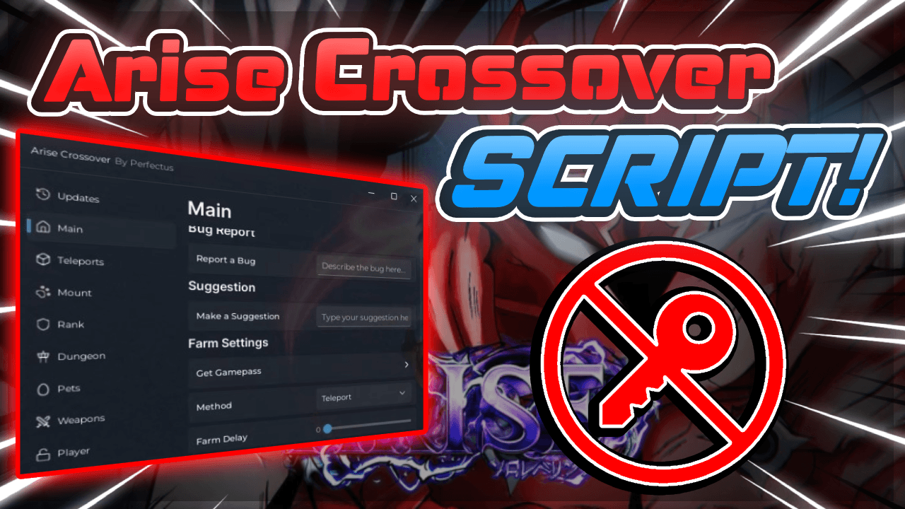 New 2025 Arise Crossover Script Gui So Nice In Roblox!