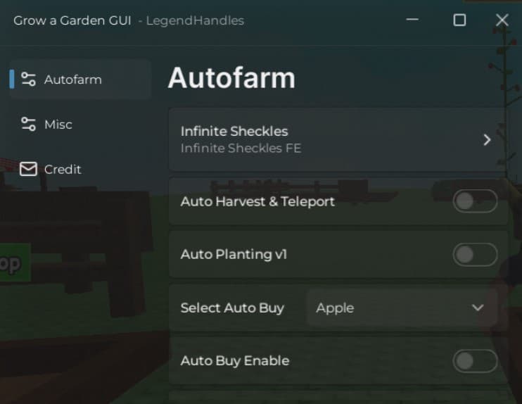 Grow a Garden UI Script Pastebin 2025
