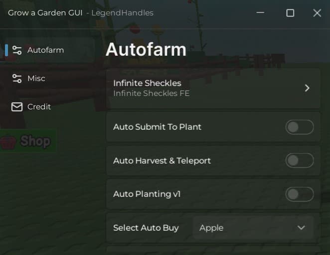 Updated Script Grow a Garden