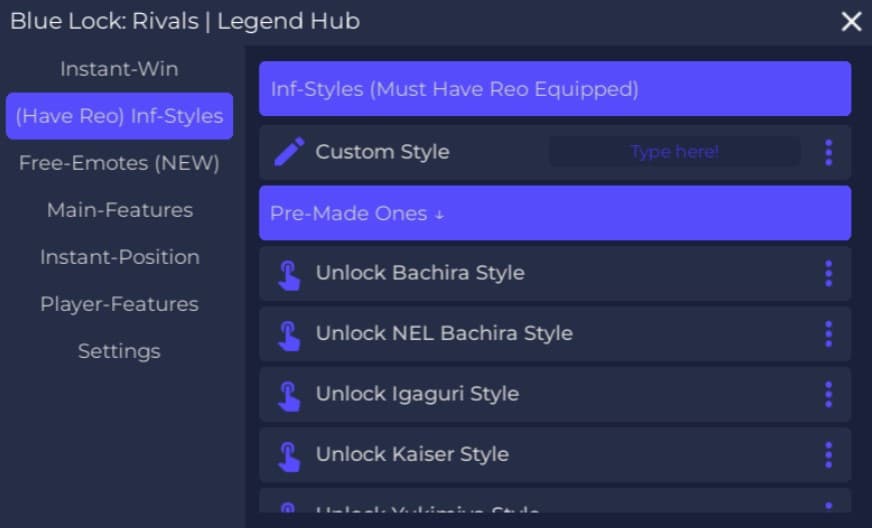 Blue Lock: Rivals New Script So Update Pastebin