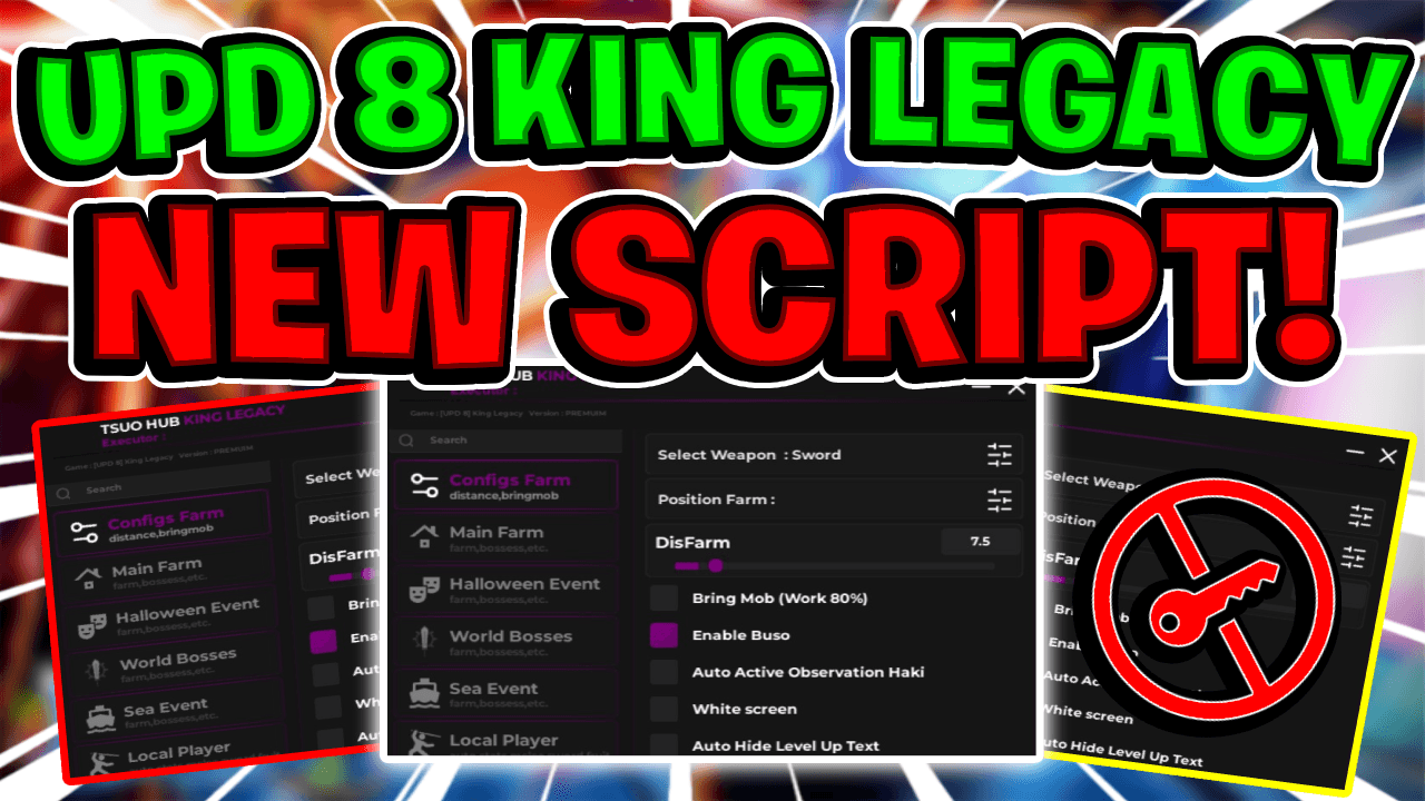 Update 8 King Legacy AutoFarm