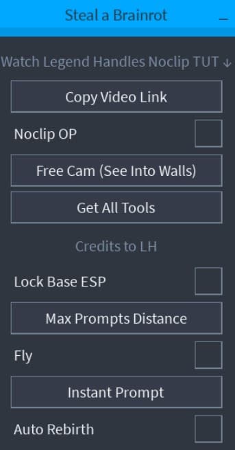 Steal a Brainrot Noclip Good!