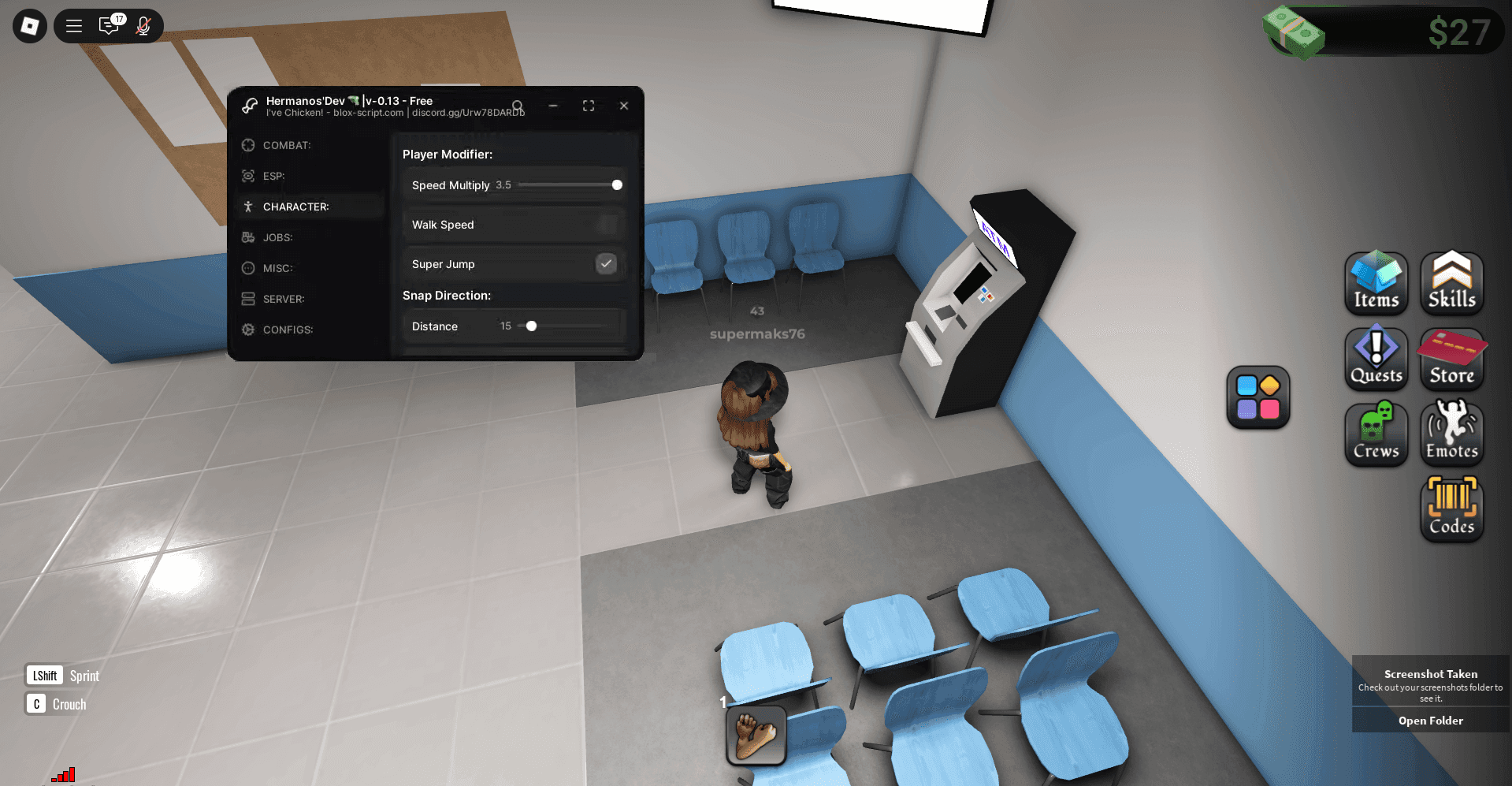 BlockSpin - HermanosHub (FIXED) AutoATM, InventoryESP, Aimbot