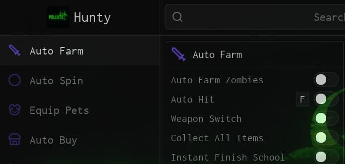 Best Hunty Zombie Script Gui So Good!