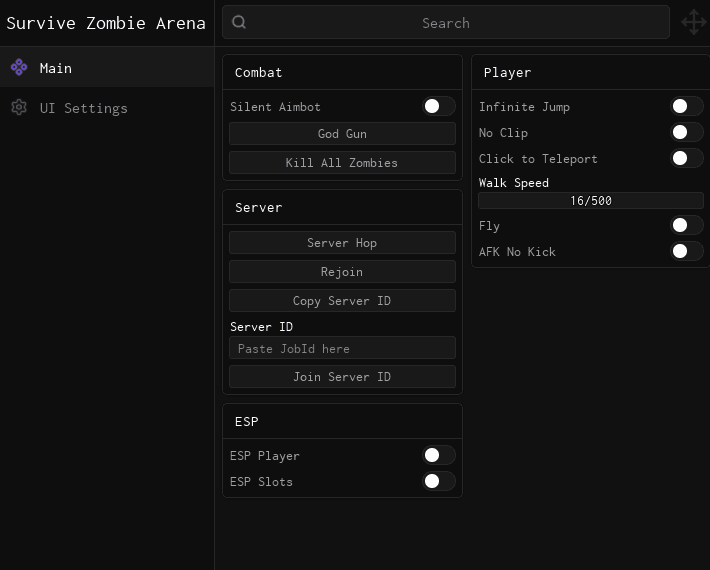 Survive Zombie Arena Best Scripts