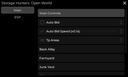 Storage Hunters: Open World Keyless Script