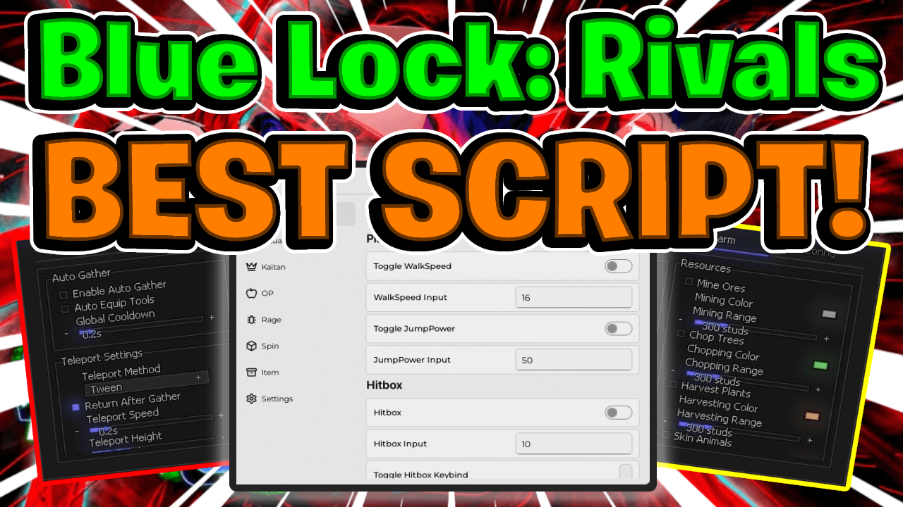 Very New Blue Lock: Rivals Script For Roblox 2025